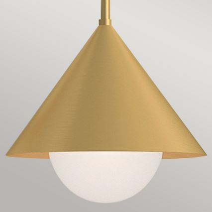 Alora Mood - Lustra uz stieņa REMYCK 3xE27/60W/230V zelta