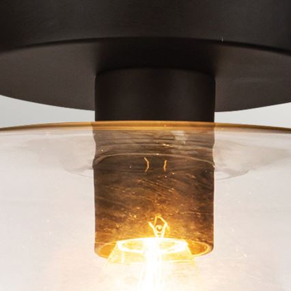 Alora Mood - Griestu lampa SYLVIA 1xE27/60W/230V melna