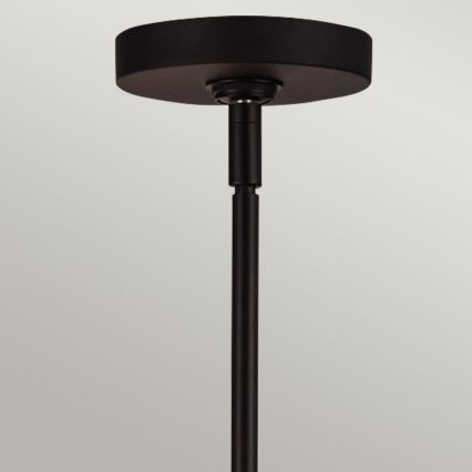 Alora Mood - Griestu lustra uz stieņa SYLVIA 4xE14/40W/230V melna