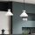 Alora Mood - griestu lampa ar stieni HALSTON 1xE27/60W/230V, melna