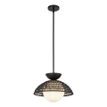 Alora Mood - lustra ar stieni PERTH 1xE27/60W/230V Ø 37,5 cm melna