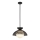 Alora Mood - lustra ar stieni PERTH 1xE27/60W/230V Ø 37,5 cm melna