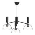Alora Mood - lustra uz stieņa JUDE 3xE27/60W/230V melna