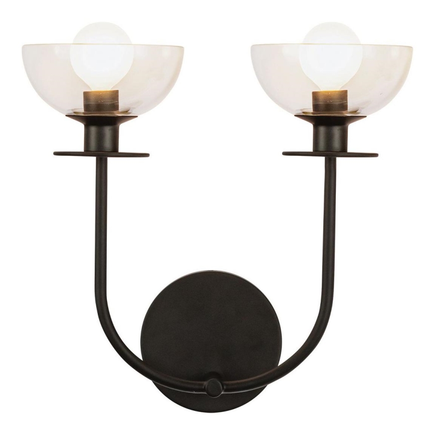 Alora Mood - sienas gaismeklis SYLVIA 2xE14/40W/230V melns