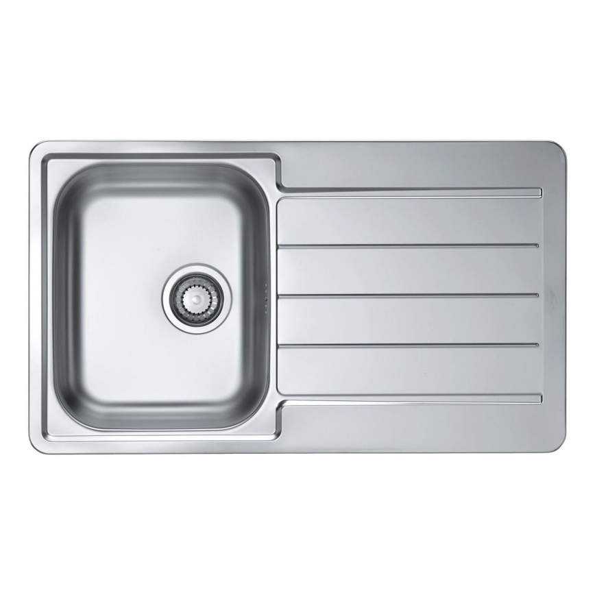 ALVEUS 1065560 - Virtuves izlietne LINE 86x50 cm matēts tērauds/satīna