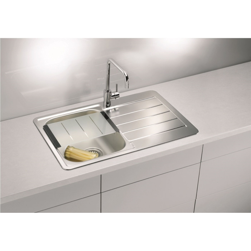 ALVEUS 1069147 - Virtuves izlietne LINE 79x50 cm matēts tērauds/satīna