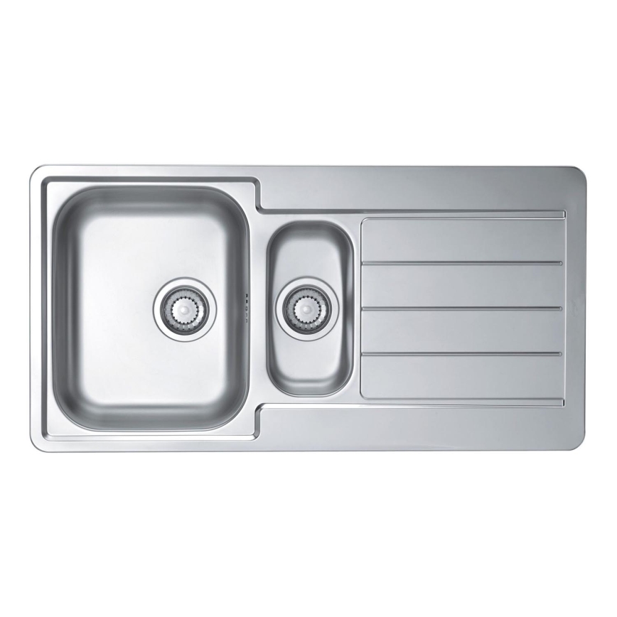 ALVEUS 1082440 - Virtuves izlietne LINE 98x50 cm matēts tērauds/satīna