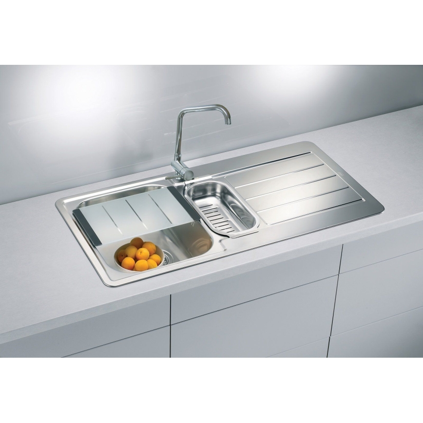 ALVEUS 1082440 - Virtuves izlietne LINE 98x50 cm, nerūsējošā tērauda satīna apdare