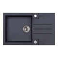 ALVEUS 1090942 - Virtuves izlietne ROCK 78x48 cm granīts/melna
