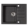 ALVEUS 1090951 - Virtuves izlietne ROCK 59,5x47,5 cm granīts/melna