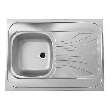 ALVEUS 1095618 - Virtuves izlietne CLASSIC 80x60 cm matēts tērauds/satīna bez lemu, grozāmais