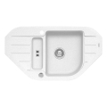 ALVEUS 1100889 - Virtuves izlietne NIAGARA 90x50 cm granīts/balta