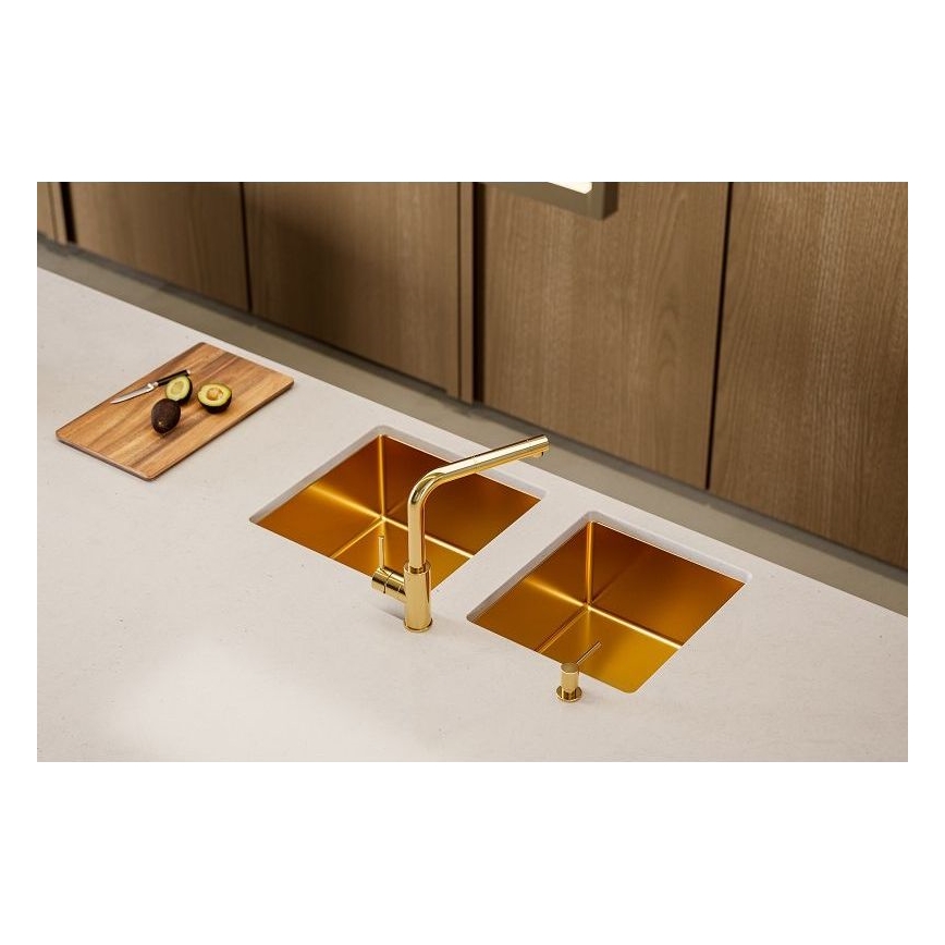 ALVEUS 1103381 - Virtuves izlietne QUADRIX 45x45 cm monarhijas bronza