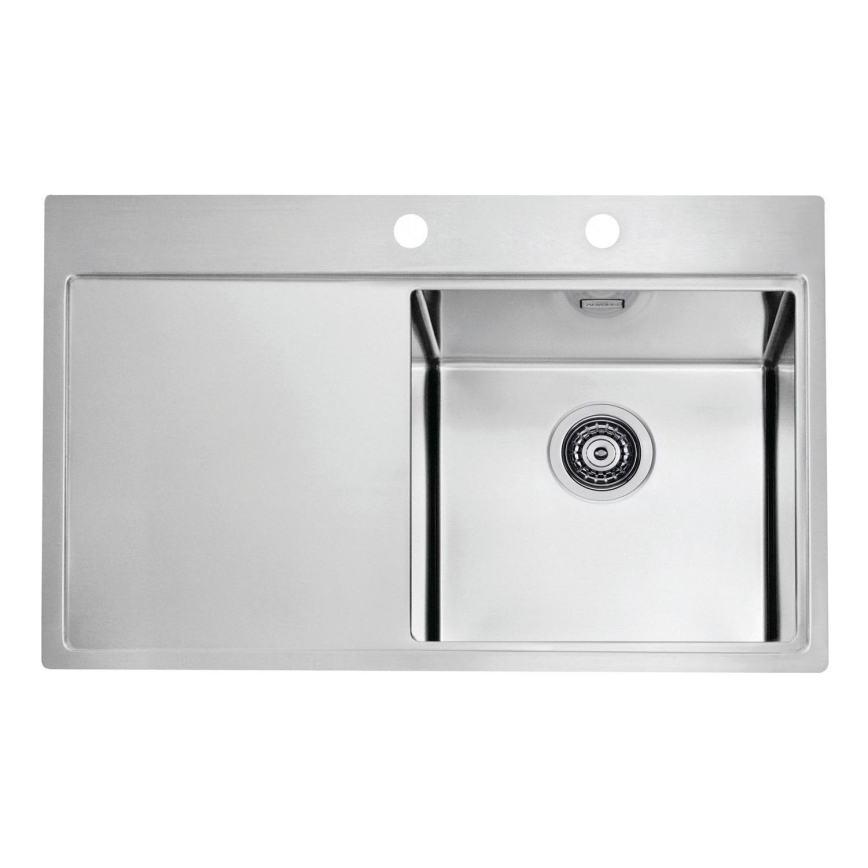 ALVEUS 1103651 - Virtuves izlietne PURE 79x52,5 cm satin, pa labi