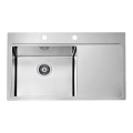 ALVEUS 1103652 - Virtuves izlietne PURE 86x52,5 cm satin, pa kreisi