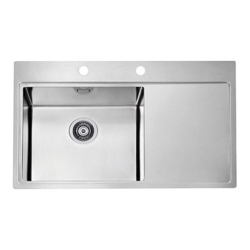 ALVEUS 1103652 - Virtuves izlietne PURE 86x52,5 cm satin, pa kreisi