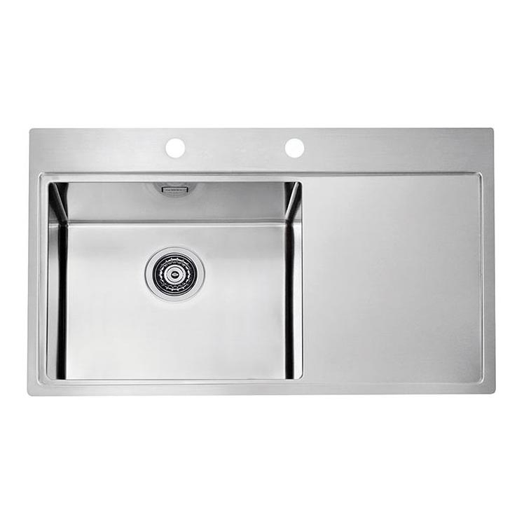 ALVEUS 1103652 - Virtuves izlietne PURE 86x52,5 cm satin, pa kreisi