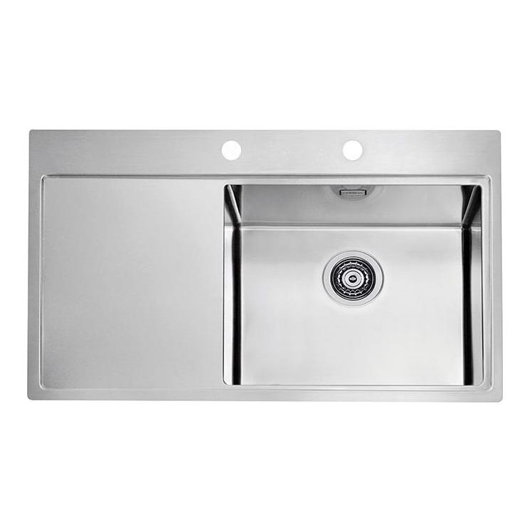 ALVEUS 1103653 - Virtuves izlietne PURE 86x52,5 cm satīna, pa labi