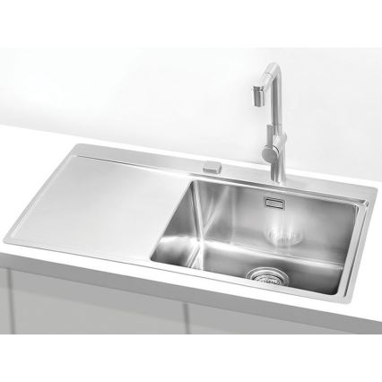 ALVEUS 1103653 - Virtuves izlietne PURE 86x52,5 cm satīna, pa labi
