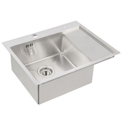 ALVEUS 1124383 - Virtuves izlietne QUARTO 61,5x48 cm satīna