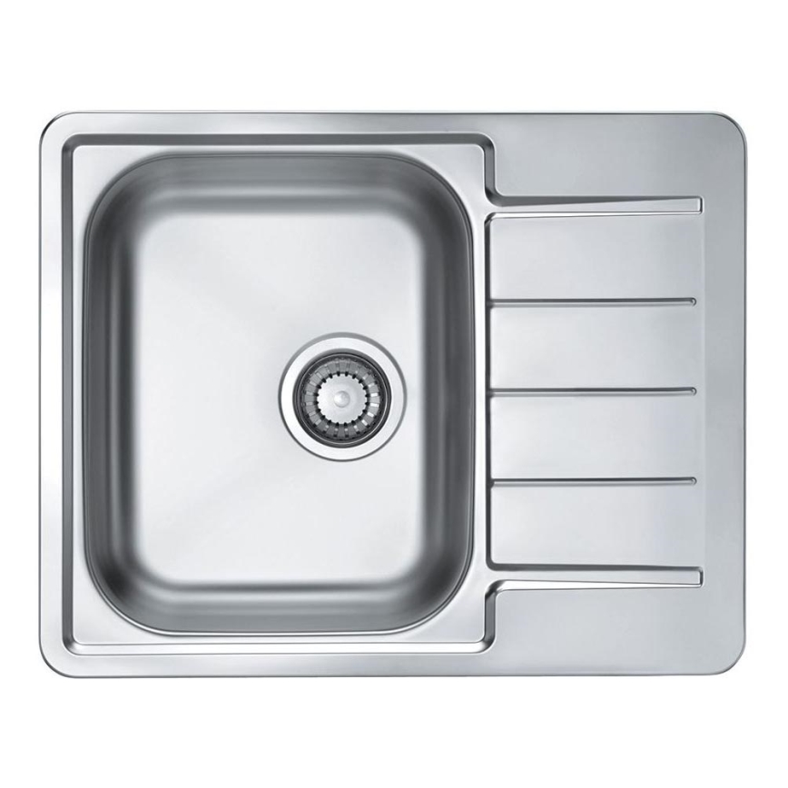 ALVEUS 1125356 - Virtuves izlietne LINE 61,5x50 cm matēts tērauds/satīna