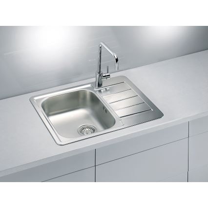 ALVEUS 1125356 - Virtuves izlietne LINE 61,5x50 cm matēts tērauds/satīna