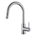 ALVEUS 1129021 - Izlietnes jaucējkrāns ar izvelkamu dušu DELOS 38 cm spīdīgs hroms