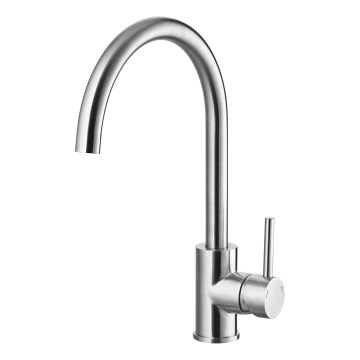 ALVEUS 1129028 - Izlietnes krāns ELZA 35,1 cm matēts tērauds
