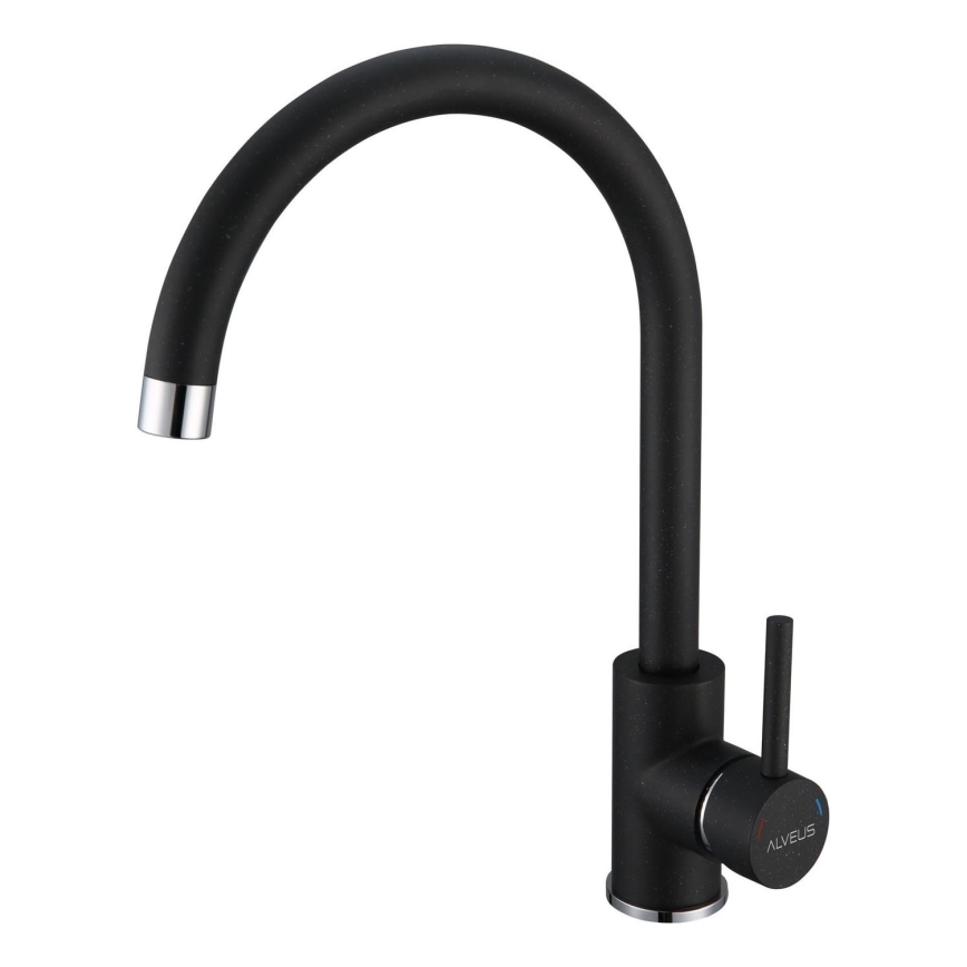 ALVEUS 1129039 - Izlietnes krāns ROXA 35,1 cm granīts/melna