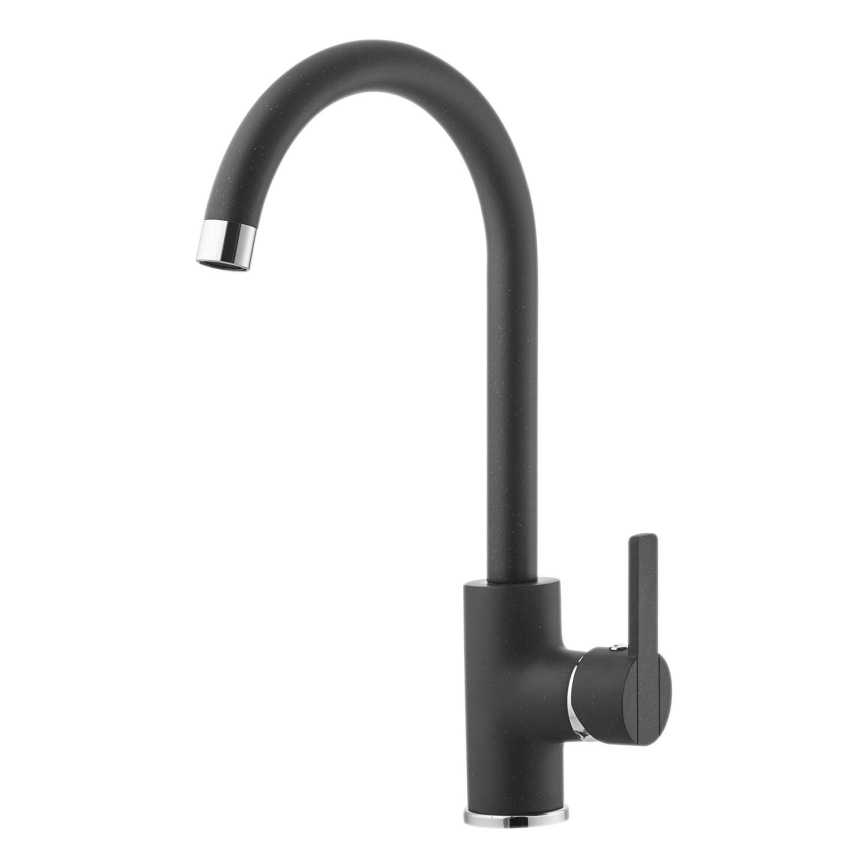 ALVEUS 1129052 - Izlietnes krāns TONIA 34 cm granīts/melna