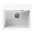 ALVEUS 1131991 - Virtuves izlietne ATROX 59x50 cm granīts/balta