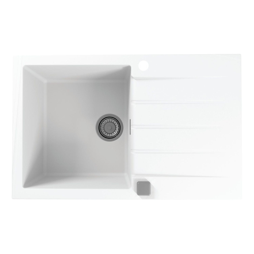 ALVEUS 1132022 - Virtuves izlietne CADIT 79x50 cm granīts/balta