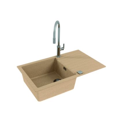 ALVEUS 1132029 - Virtuves izlietne CADIT 86x50 cm granīts/bēša