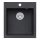 ALVEUS 1133432 - Virtuves izlietne CORTINA 50x45 cm granīts/melna