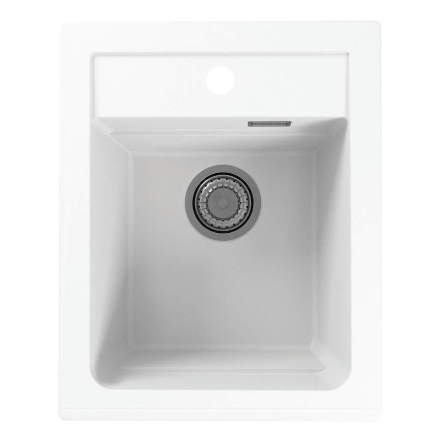 ALVEUS 1139079 - Virtuves izlietne ATROX 50x40 cm granīts/balta