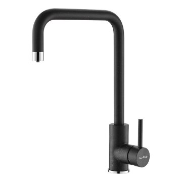 ALVEUS 1139812 - Izlietnes krāns DUAL 37 cm granīts/melna