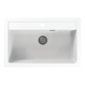 ALVEUS 1140443 - Virtuves izlietne ATROX 79x50 cm granīts/balta