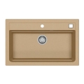 ALVEUS 1140445 - Virtuves izlietne ATROX 79x50 cm granīts/bēša