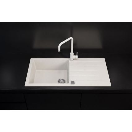 ALVEUS 1140594 - Virtuves izlietne CADIT 100x50 cm granīts/balta