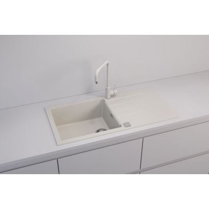 ALVEUS 1140594 - Virtuves izlietne CADIT 100x50 cm granīts/balta