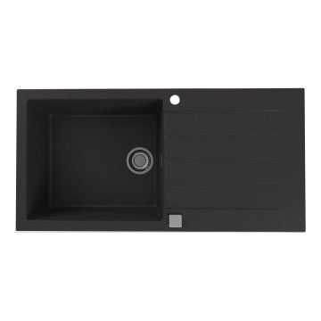 ALVEUS 1140598 - Virtuves izlietne CADIT 100x50 cm granīts/melna