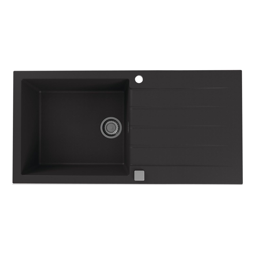 ALVEUS 1140598 - Virtuves izlietne CADIT 100x50 cm granīts/melna