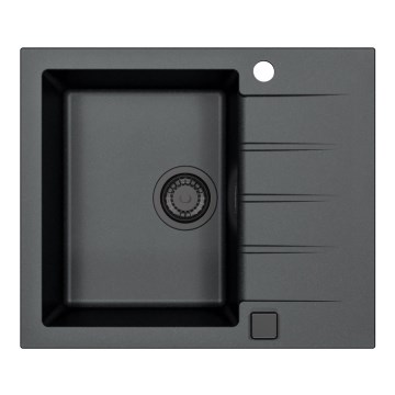 ALVEUS 1148158 - Virtuves izlietne CADIT 59x50 cm granīts/melna