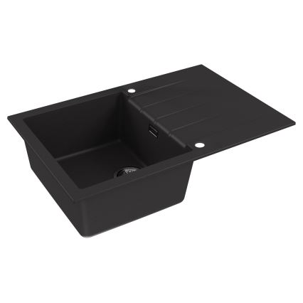 ALVEUS 1148159 - Virtuves izlietne CADIT 79x50 cm granīts/melna