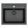 ALVEUS 1148162 - Virtuves izlietne ATROX 59x50 cm granīts/melna