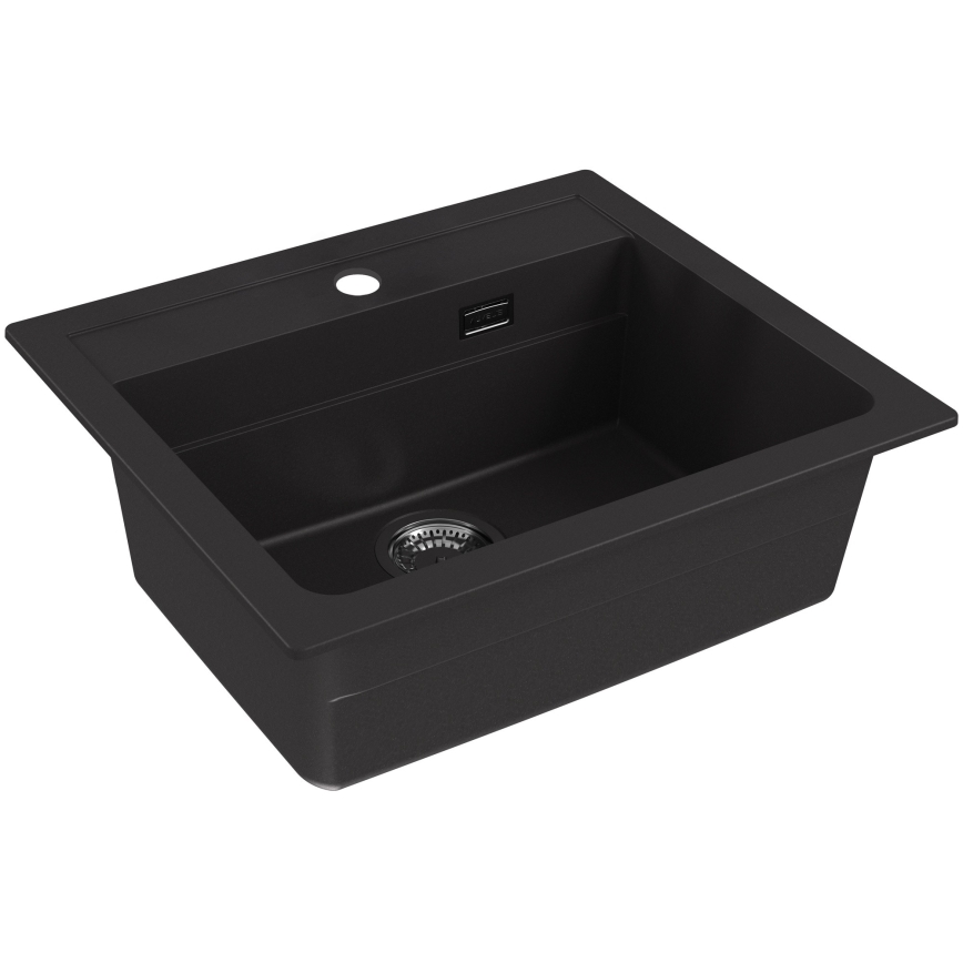 ALVEUS 1148162 - Virtuves izlietne ATROX 59x50 cm granīts/melna