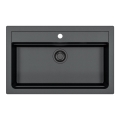 ALVEUS 1148163 - Virtuves izlietne ATROX 79x50 cm granīts/melna