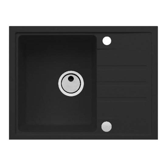 ALVEUS 1149080 - Virtuves izlietne INTERMEZZO 62x48 cm granīts/melna