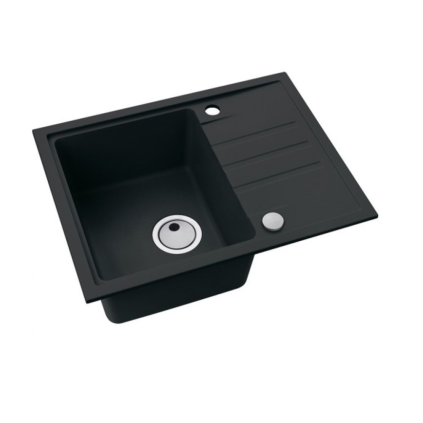 ALVEUS 1149080 - Virtuves izlietne INTERMEZZO 62x48 cm granīts/melna