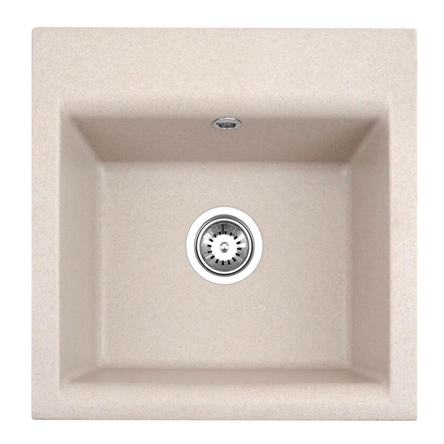 ALVEUS 1149111 - Virtuves izlietne GEM 50x50 cm granīts/bēša